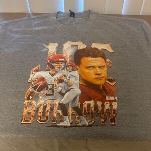 Cincinnati bengals Joe burrow grey tshirt